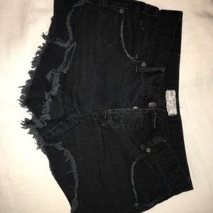 Free people black denim